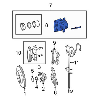 Dodge OE - Front Right Disc Brake Caliper