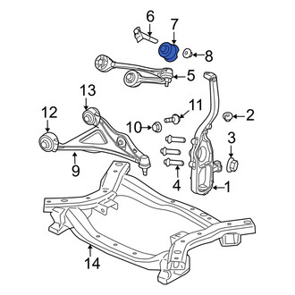 Dodge OE - Front Lower Forward Suspension Control Arm Bushing