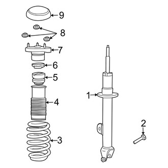 Dodge OE - Front Suspension - Struts & Components (RWD)
