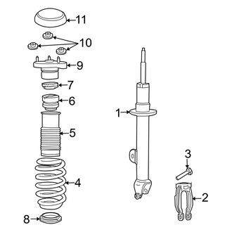 Dodge OE - Front Suspension - Struts & Components (AWD)