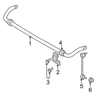 Dodge OE - Front Suspension - Stabilizer Bar & Components (AWD)