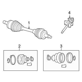 Dodge OE - Front Suspension - Drive Axles (AWD)