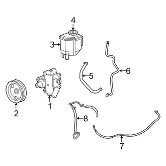 Dodge OE - Steering Gear & Linkage - Pump & Hoses
