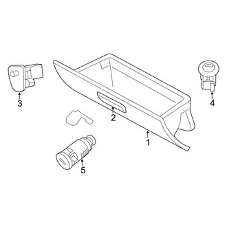 Dodge OE - Instrument Panel - Glove Box