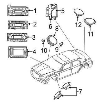 Dodge OE - Instrument Panel - Sound System