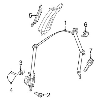 Dodge OE - Restraint Systems - Front Seat Belts