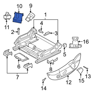 Dodge OE - Front Left Power Seat Switch