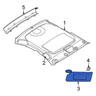 Dodge OE - Left Sun Visor