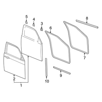 Dodge OE - Front Door - Door & Components