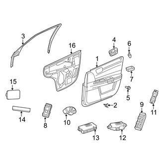 Dodge OE - Front Door - Interior Trim