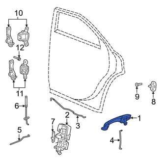 Dodge OE - Front Left Outer Exterior Door Handle