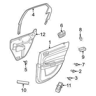 Dodge OE - Rear Door - Interior Trim