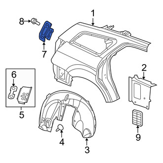Dodge OE - Rear Fuel Filler Door