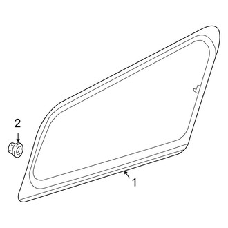 Dodge OE - Quarter Panel - Glass