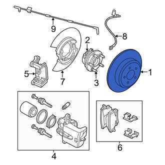 Dodge OE - Rear Disc Brake Rotor