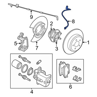 Dodge OE - Rear Left Brake Hydraulic Hose
