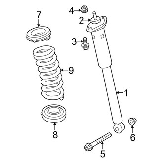 Dodge OE - Rear Suspension - Shocks & Components