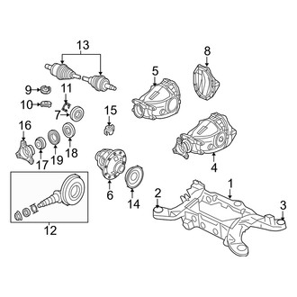 Dodge OE - Rear Suspension - Axle & Differential