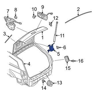 Dodge OE - Rear Left Liftgate Hinge