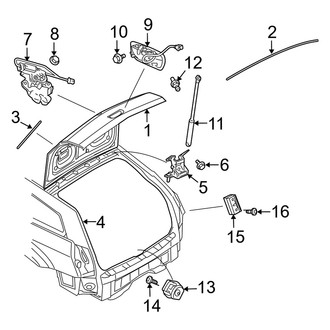 Dodge OE - Lift Gate - Gate & Hardware