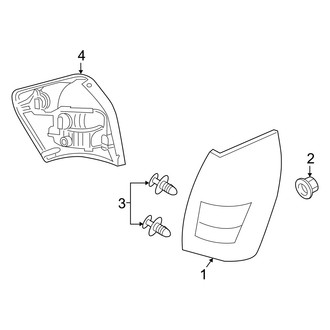 Dodge OE - Rear Lamps - Tail Lamps