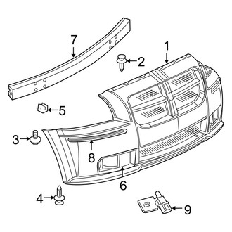 Dodge OE - Front Bumper - Bumper & Components (SRT8)