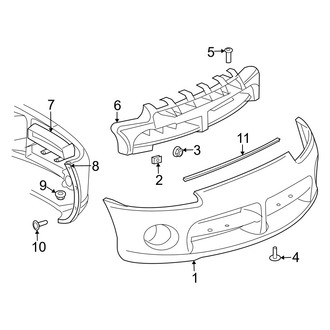 Dodge OE - Front Bumper - Bumper & Components