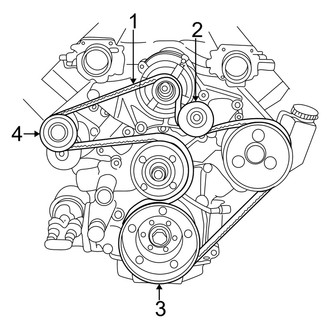Dodge OE - Cooling - Belts & Pulleys
