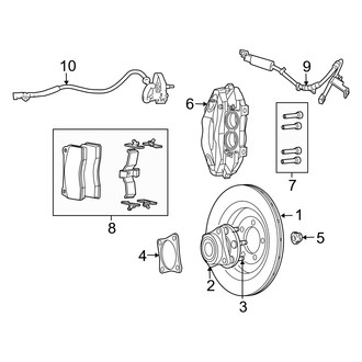 Dodge OE - Front Suspension - Brake Components