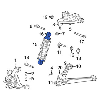 Dodge OE - Front Suspension Shock Absorber