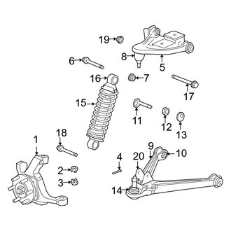 Dodge OE - Front Suspension - Suspension Components