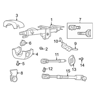 Dodge OE - Steering Column - Shaft & Internal Components