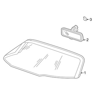 Dodge OE - Windshield - Glass