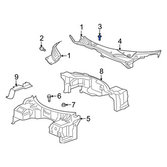 Dodge OE - Cowl Cover Bolt