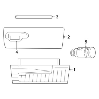 Dodge OE - Instrument Panel - Glove Box