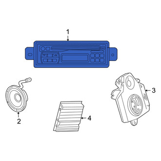 Dodge OE - Radio Control Unit