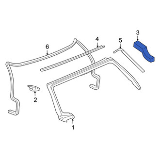 Dodge OE - Windshield Frame Weatherstrip Seal