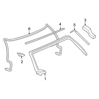 Dodge OE - Roof - Windshield Header & Components