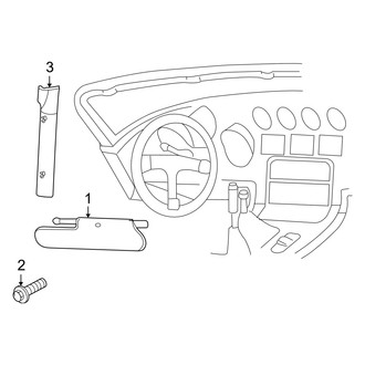Dodge OE - Roof - Interior Trim (Convertible)