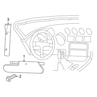 Dodge OE - Roof - Interior Trim (Coupe)