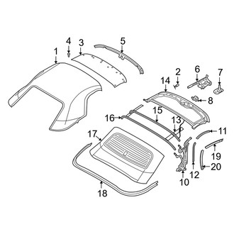 Dodge OE - Convertible/Soft Top - Cover & Components