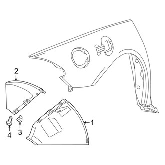 Dodge OE - Quarter Panel - Exterior Trim