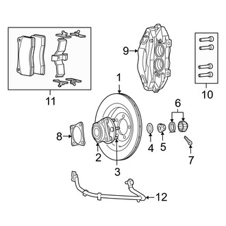 Dodge OE - Rear Suspension - Brake Components