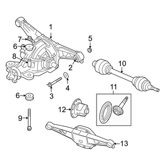 Dodge OE - Rear Suspension - Axle & Differential