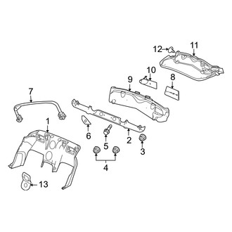 Dodge OE - Rear Body & Floor - Interior Trim (Coupe)