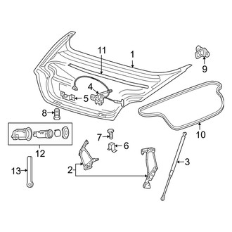 Dodge OE - Trunk Lid - Lid & Components
