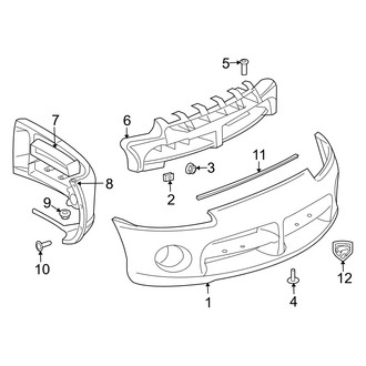 Dodge OE - Front Bumper - Bumper & Components