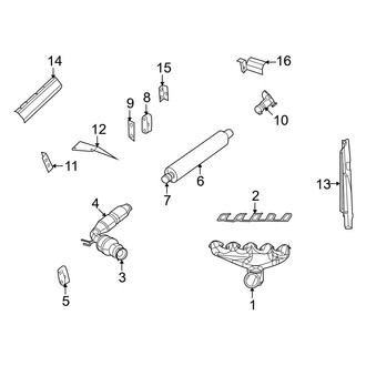 Dodge OE - Exhaust System - Exhaust Components (SRT-10 / SRT-10 ACR)