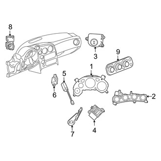 Dodge OE - Instrument Panel - Cluster & Switches
