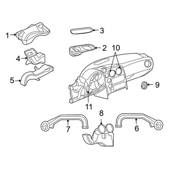 Dodge OE - Instrument Panel - Ducts